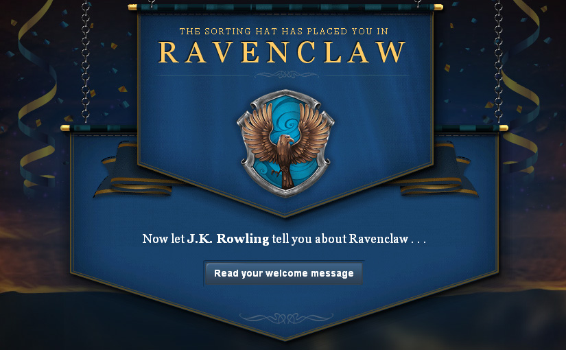 When Beta Isn't Better: Pottermore Sorting Quiz and Identity Crisis